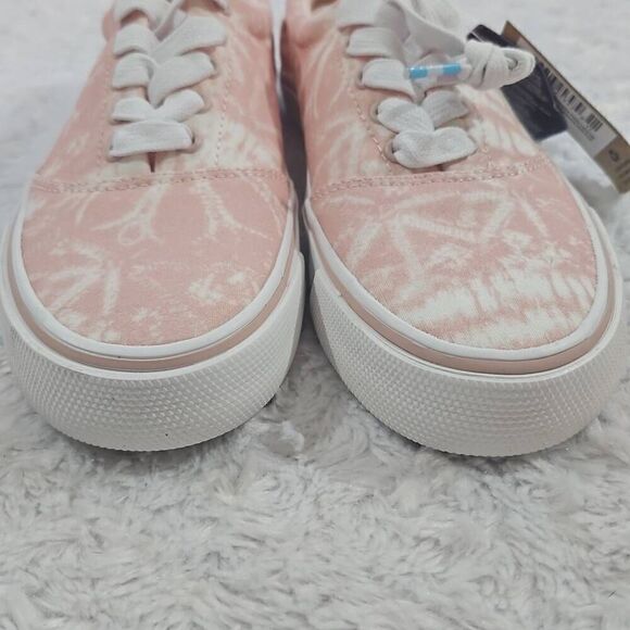 Tom's Alpargata Womens Size 7 Fenix Tie Dye sneaker cloudy pink patchwork batik - Picture 6 of 9